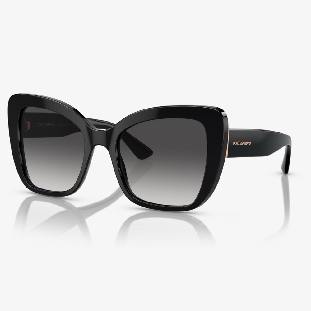Dolce & Gabbana Black Oversized Sunglasses